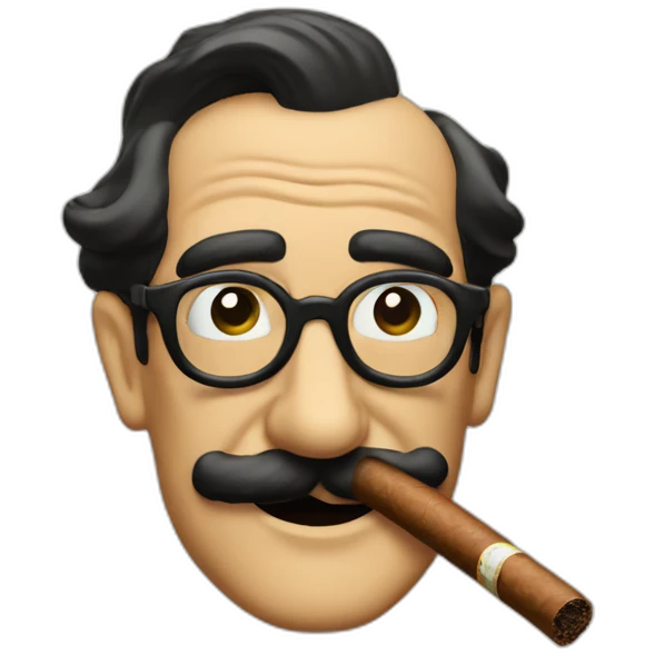 Groucho Marx cigar emoji