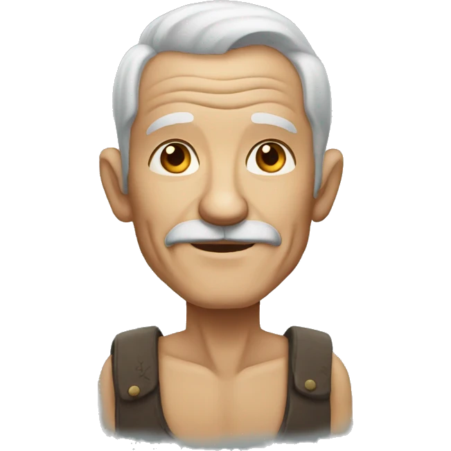 old man with tattoos emoji