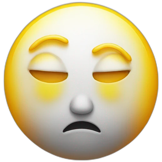 sad sun emoji