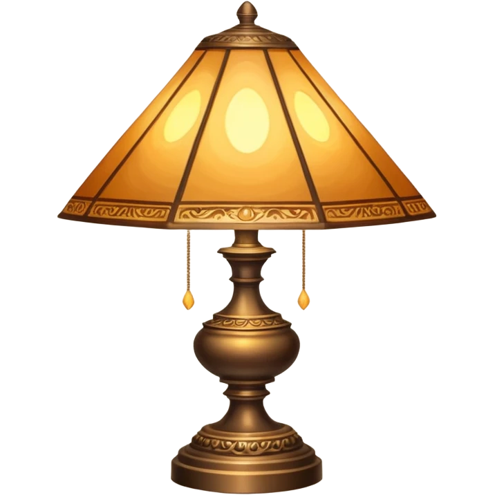 classical lighting lamp emoji