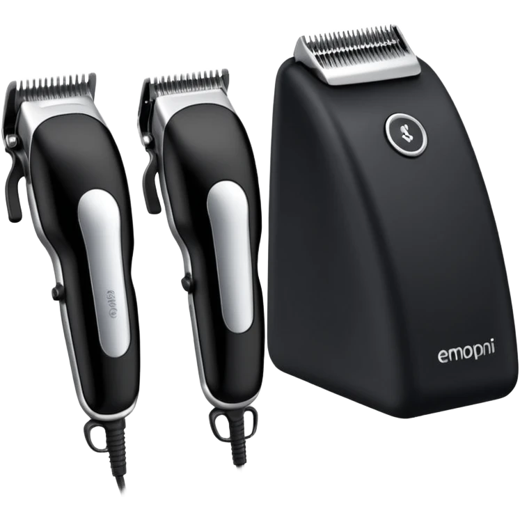 ergonomic hair clipper emoji