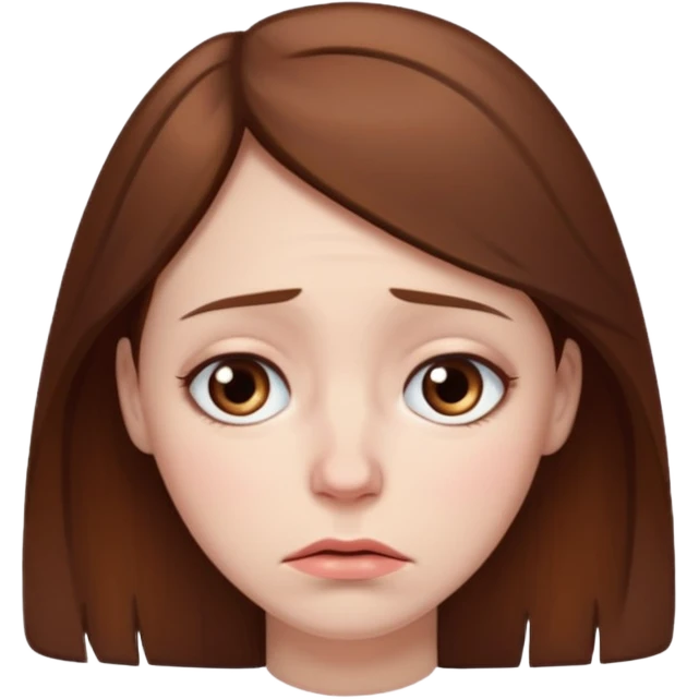 sad 30 year old woman emoji