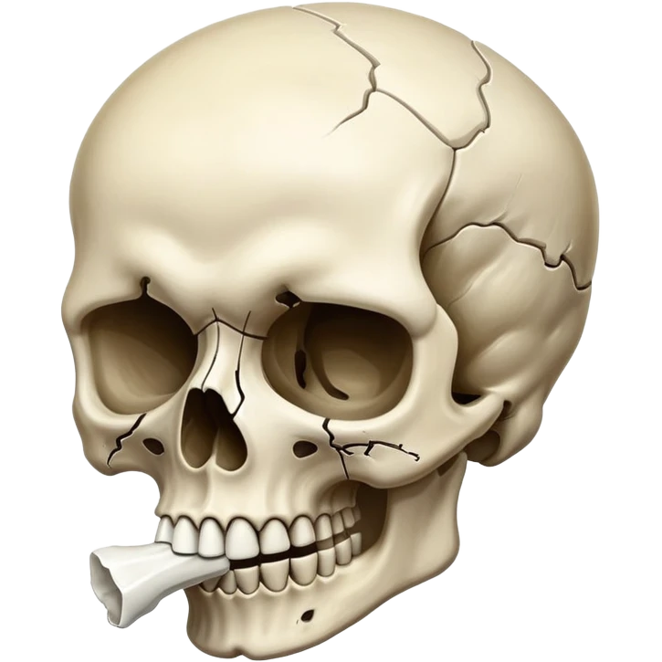 Chocked Skull emoji