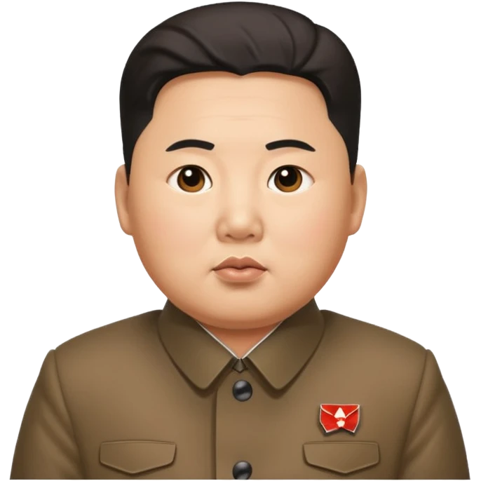 photorealistic Kim Jong-un emoji