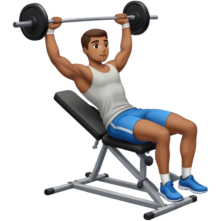 guy incline chest fly exercise emoji