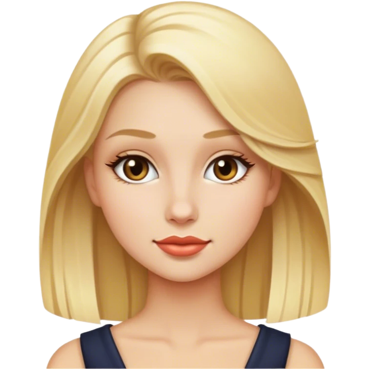 rich girl Blonde emoji