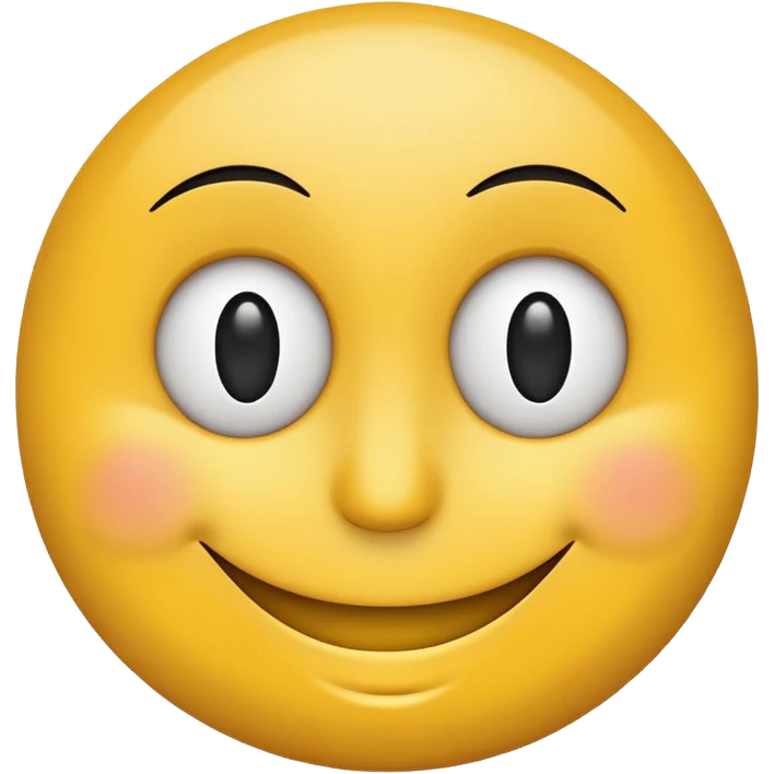 creative smiley face using letters 'oji': 'o' as left eye, 'j' as nose, sideways 'i' as winking right eye, cheerful expression emoji