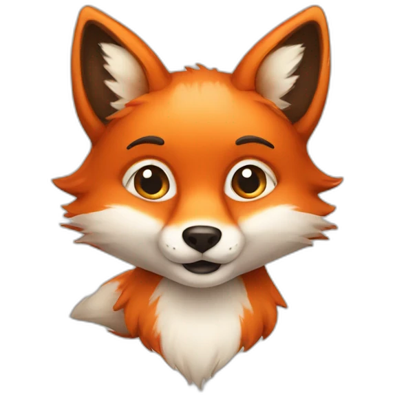 cute fox emoji