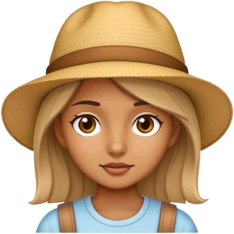 girl wearing a hat  emoji