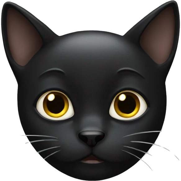 Black cat stinks  emoji