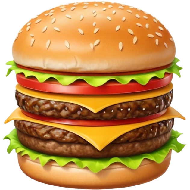 burger be in McDonald's packaging. emoji