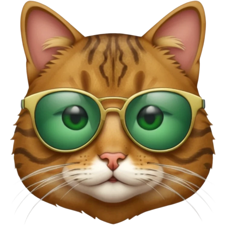 Cat wearing sunglasses emoji