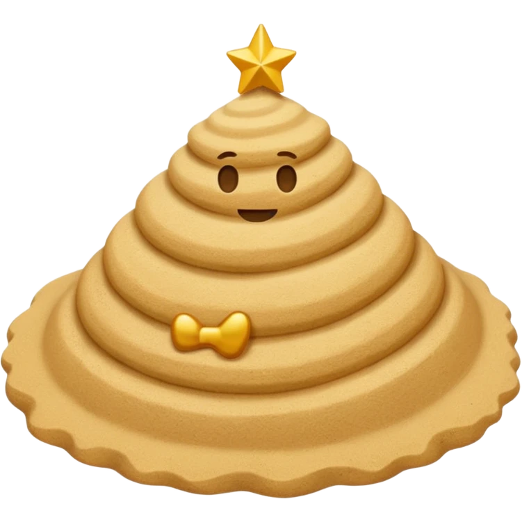 make a sand christmas emoji emoji
