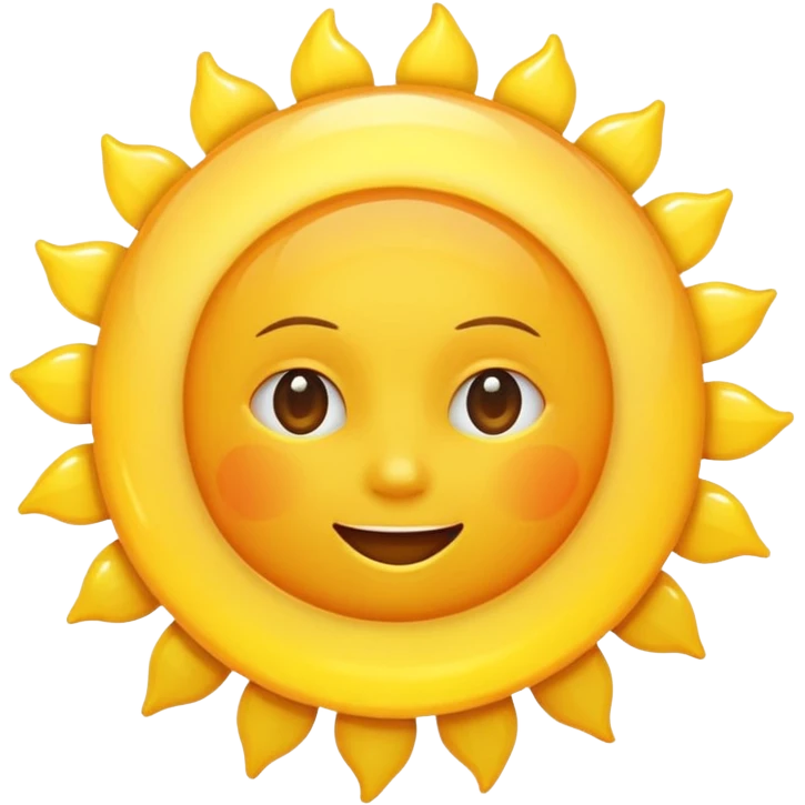 Sun emoji