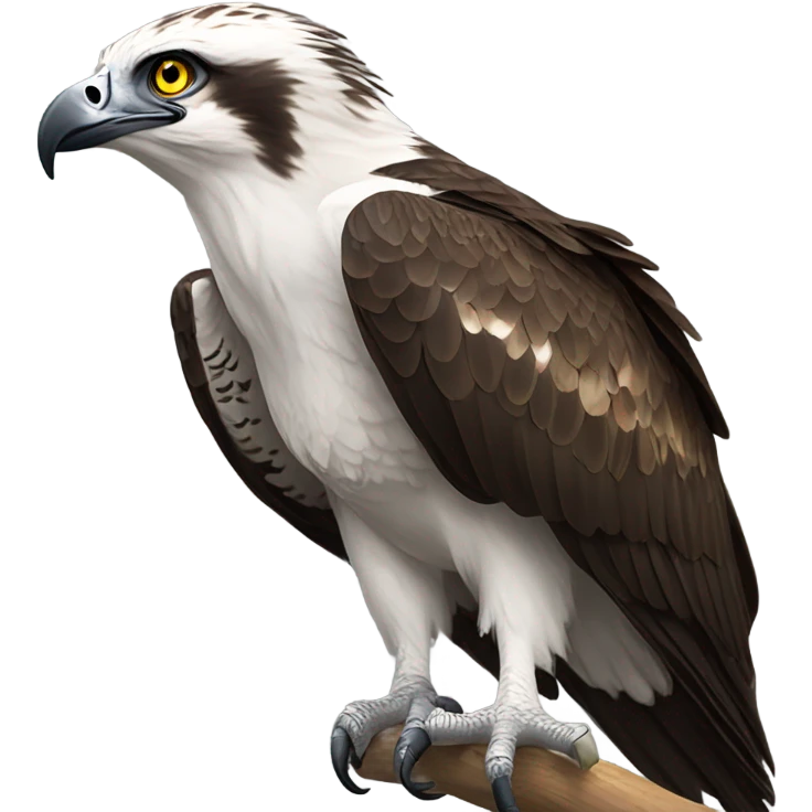 Perched osprey emoji