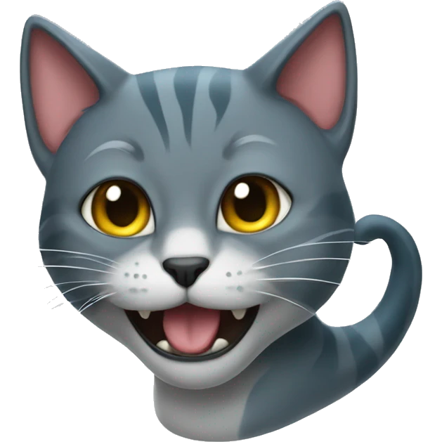 CAT WITH A SHARKHAT emoji