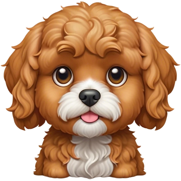 Cinematic Grumpy Apricot Cavoodle Portrait Emoji, Head tilted slightly with a deeply unimpressed expression, showcasing a thick, curly apricot coat with subtle white accents, large, droopy brown eyes narrowed into an unamused glare, ears slightly drooping in exasperation, Simplified yet comically expressive features, highly detailed, glowing with a dry, sarcastic glow, high shine, effortlessly judgmental yet dignified, stylized with a touch of cynicism, bright but brooding, soft glowing outline, capturing the essence of an eternally unimpressed yet endearing companion, so lifelike it feels like it could sigh heavily at you in disdain at any moment! emoji