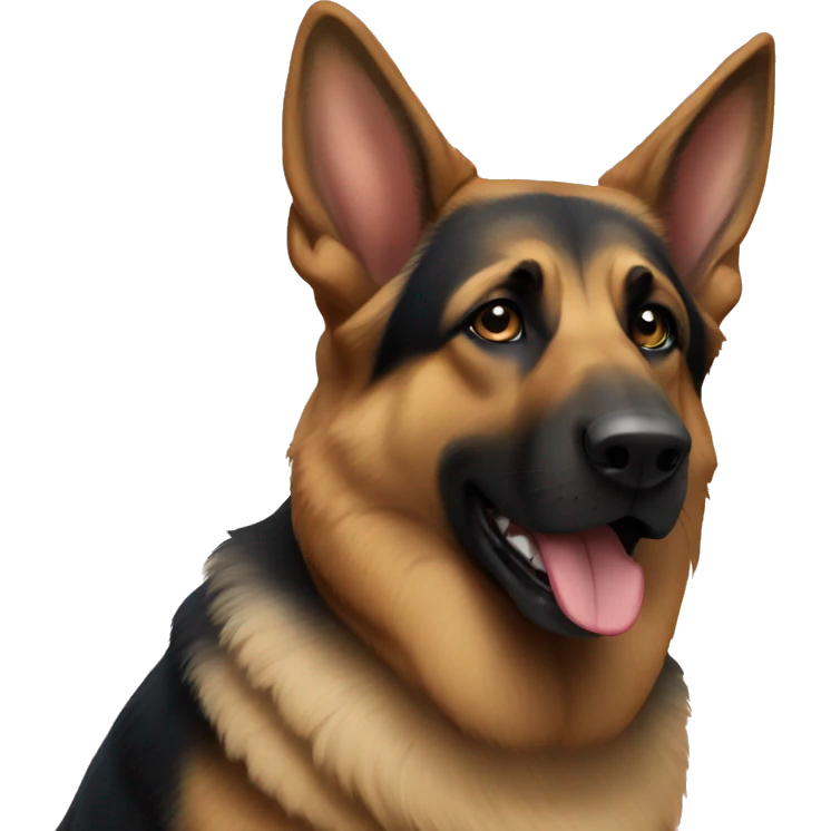 German shepherd  emoji