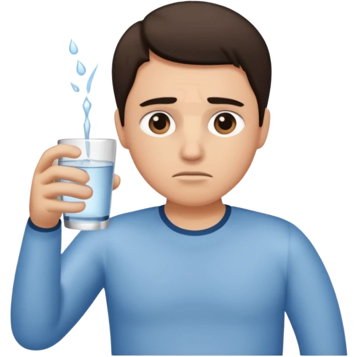 Never drinking again emoji