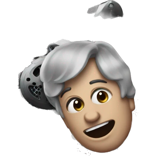 ipad playing a film emoji