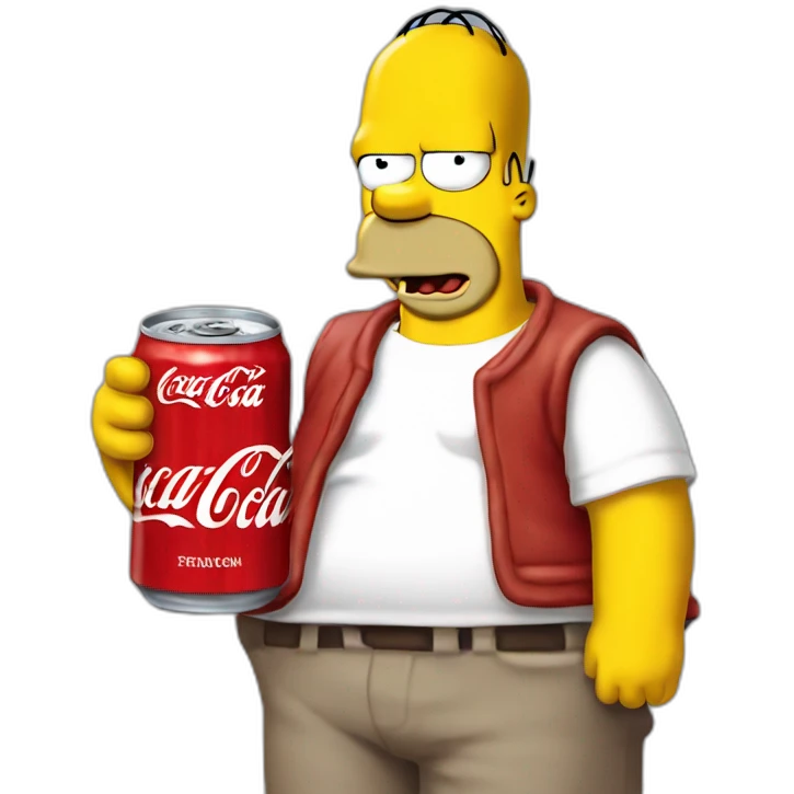 homer-Simpson-drink-cocacola emoji