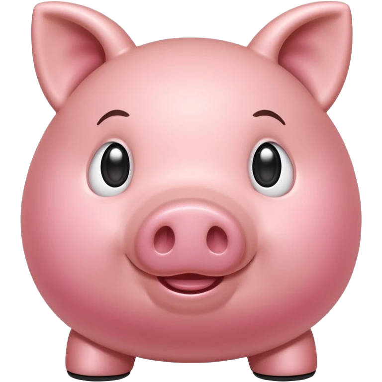 Pink piggy emoji