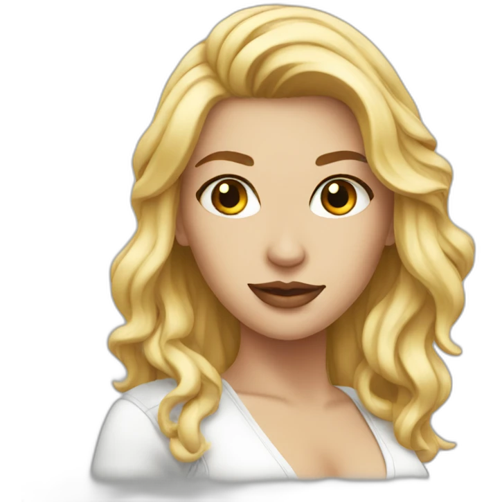 sexy white woman emoji