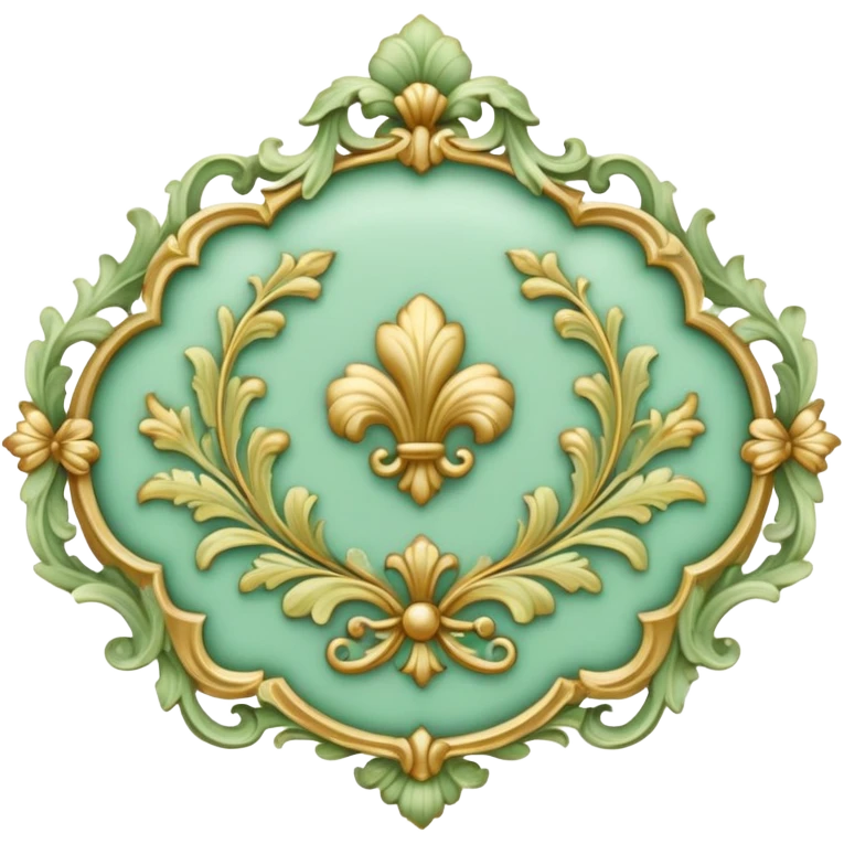 rococo verified mark pastel green emoji