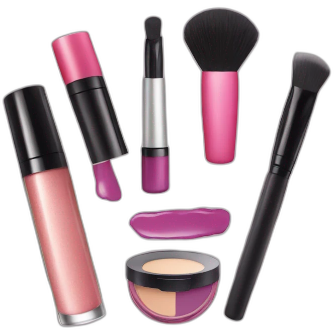 Cosmetics and makeup emoji