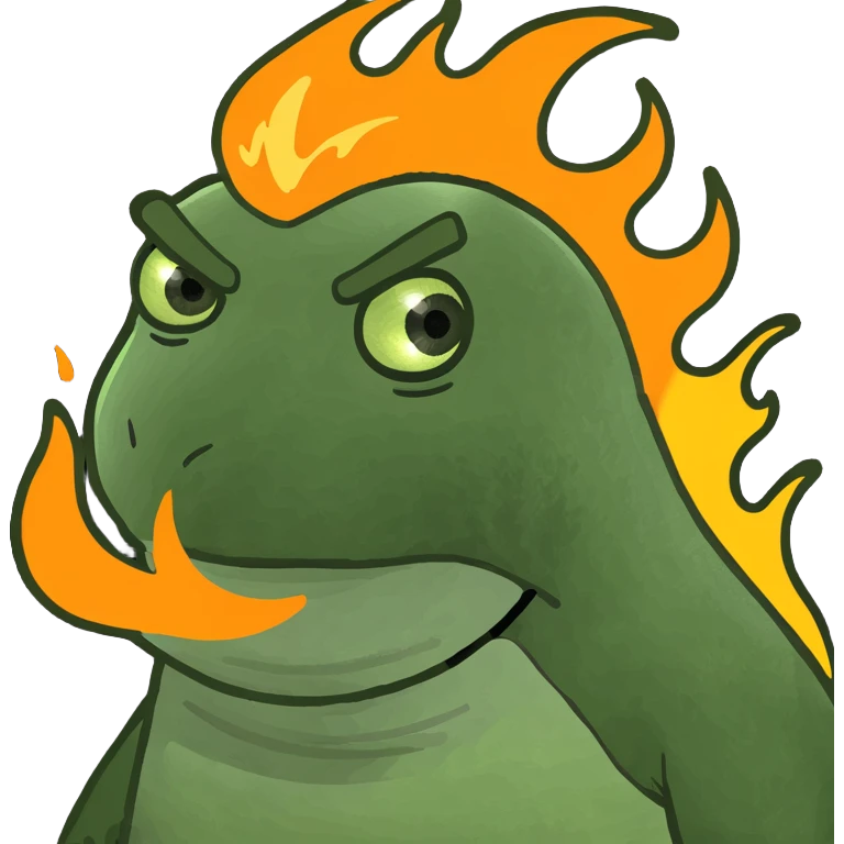 Green fire 🔥 emoticon emoji