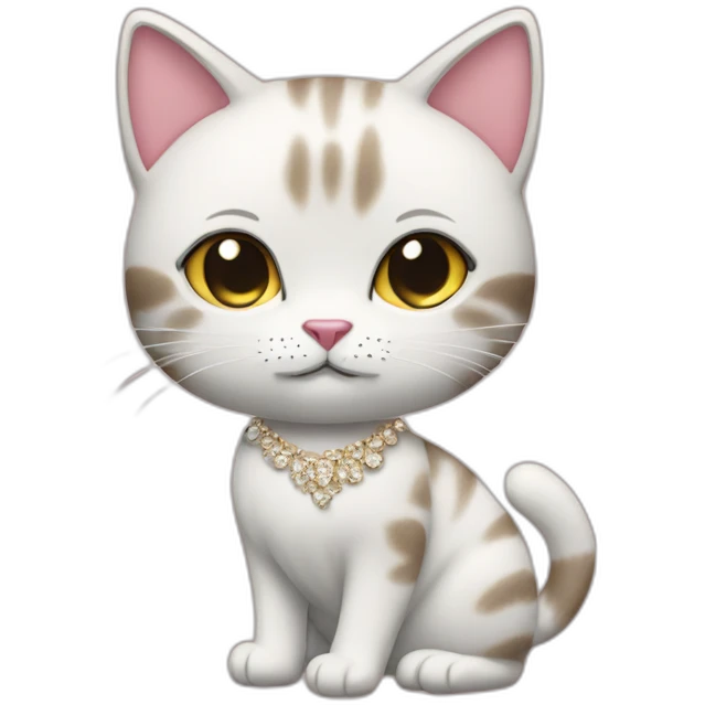 Miumiu fashionable cat emoji