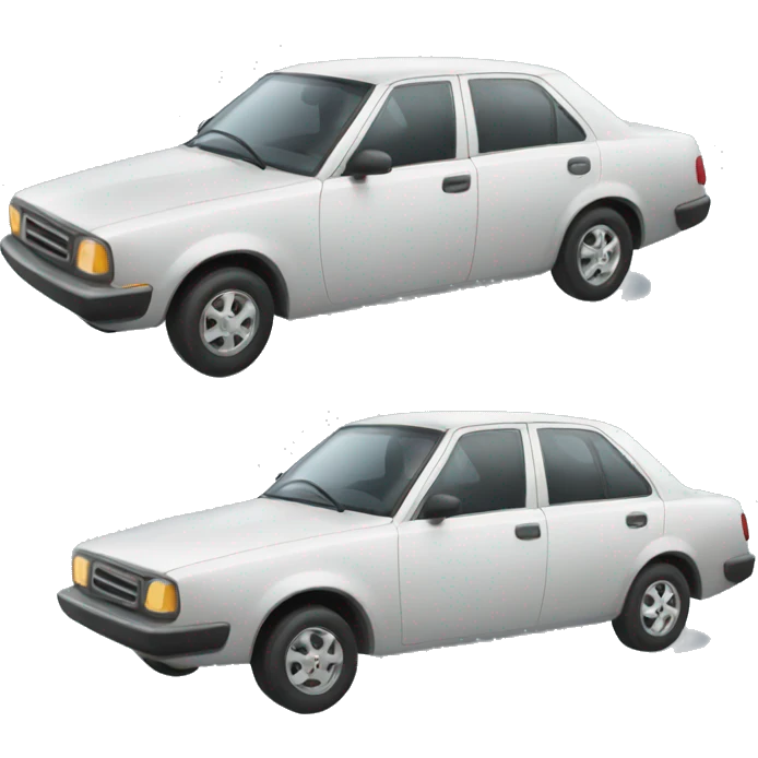 Car flying emoji