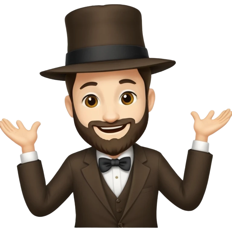 a rabbi twerking emoji
