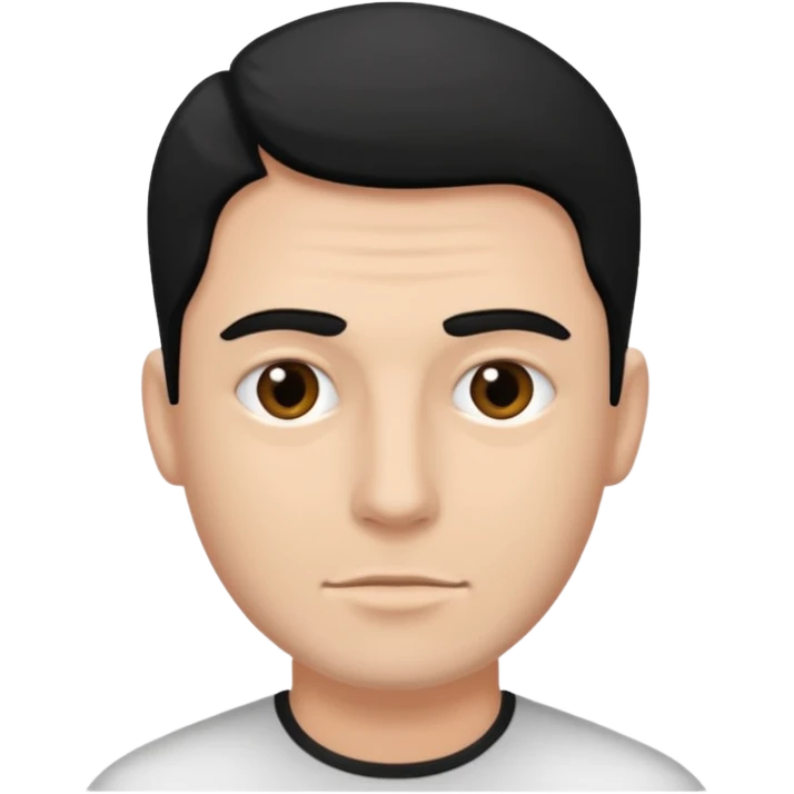 Un homme blanc qui frape un homme noir emoji