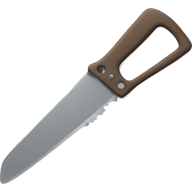 Funny saw emoji