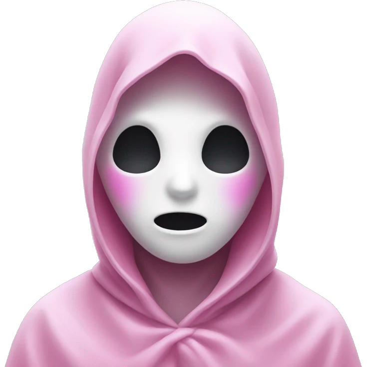 Ghost with pink 🎀 emoji