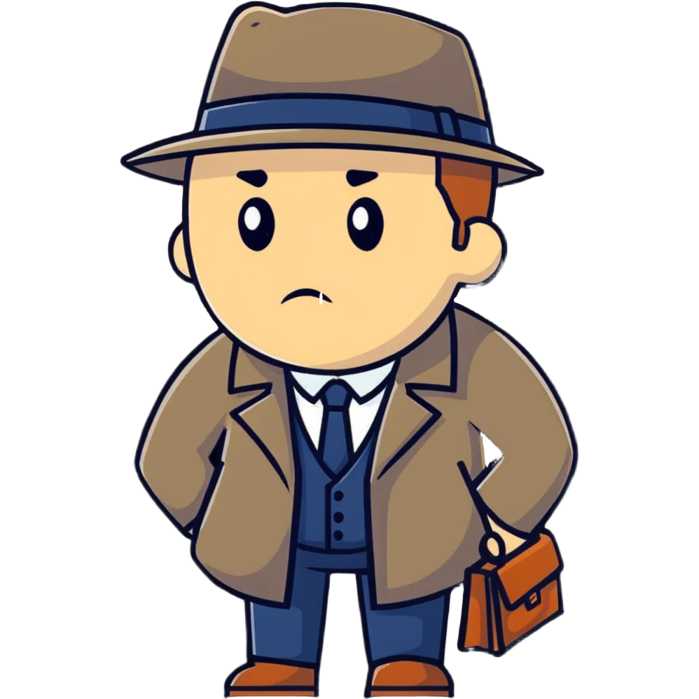 clever detective solving a mystery emoji