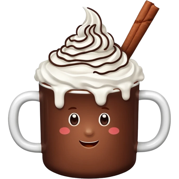 Hot chocolate emoji