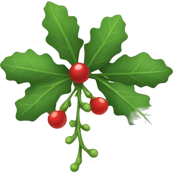 mistletoe emoji