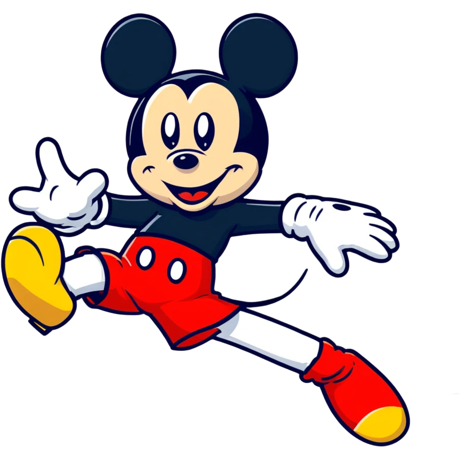Mickey mouse emoji