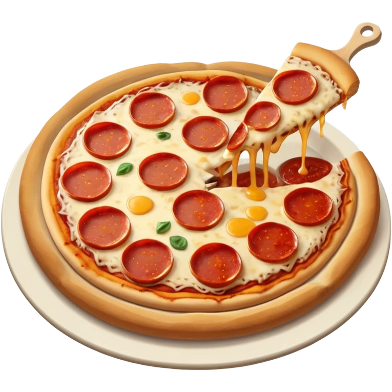 Pizza and a side of bread with oil and vinegar  emoji