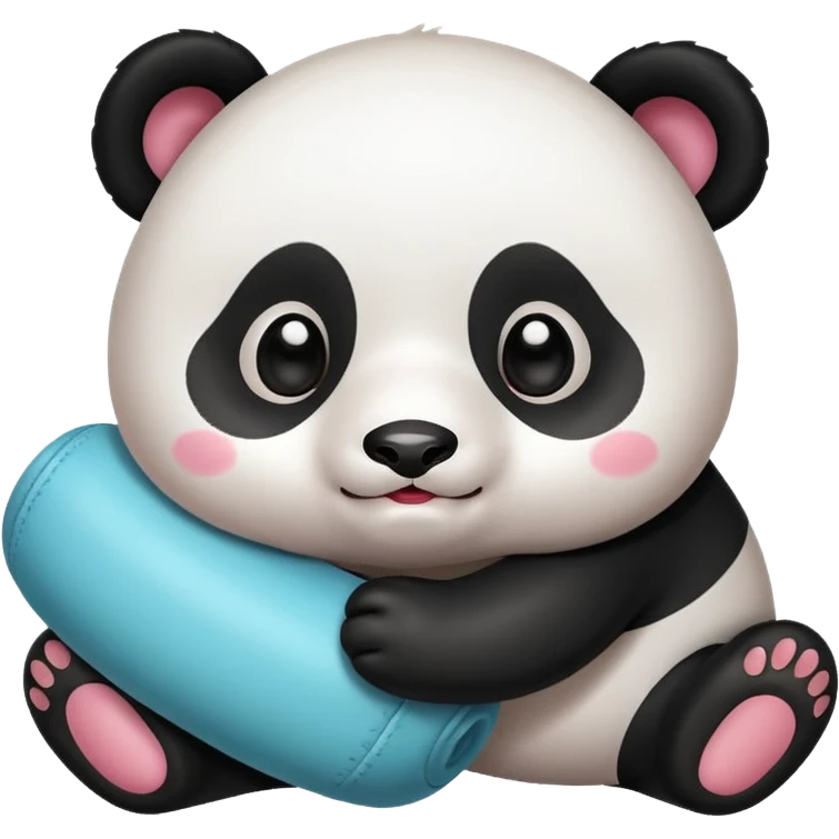baby panda rolling  emoji