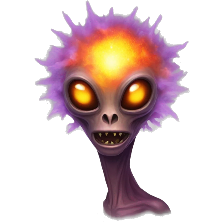 Scorch Supernova Alien emoji