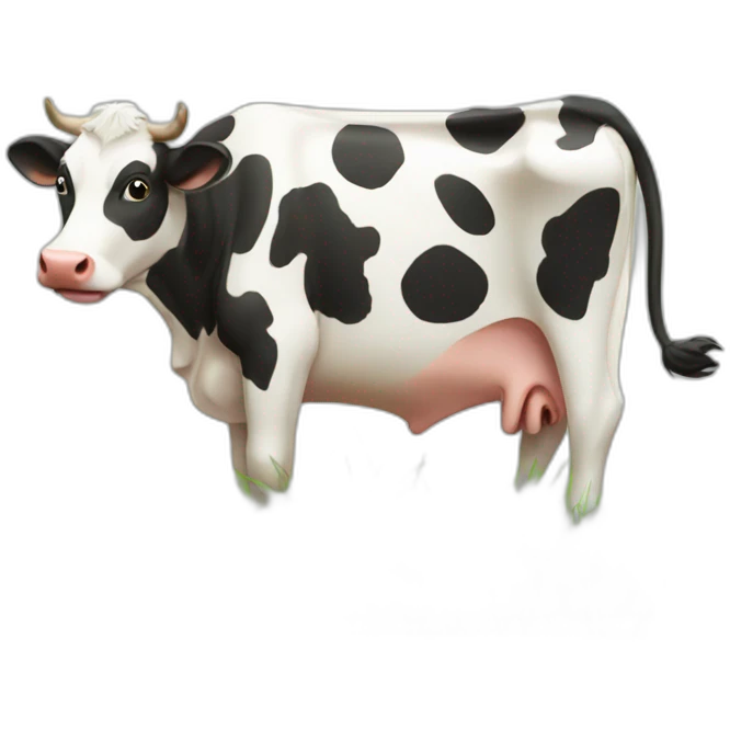 cow with grass emoji