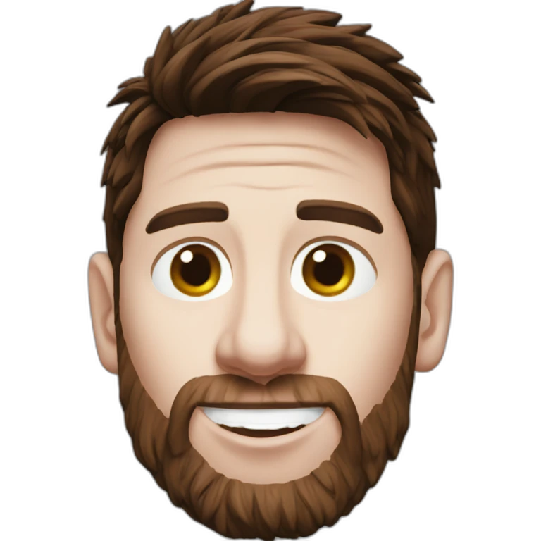 photo-real Messi Argentina emoji