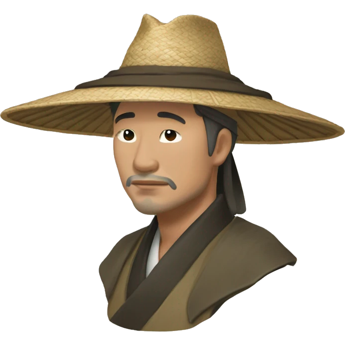 Palarie de japonez kasa emoji