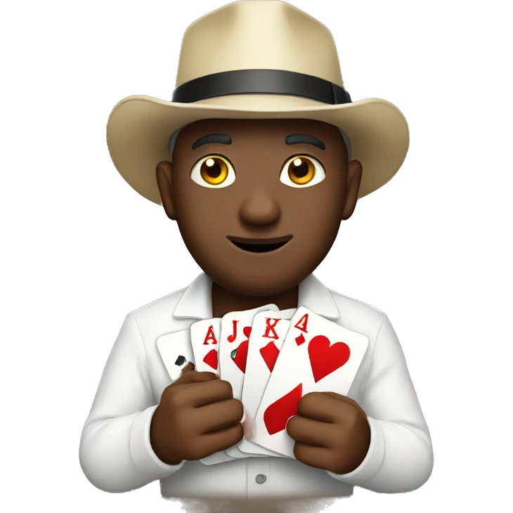 Lucky poker  emoji