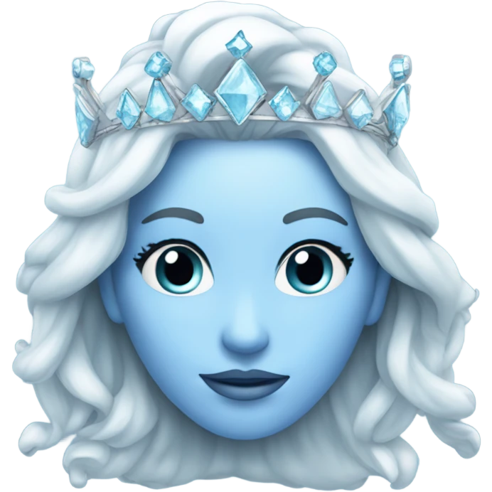 ice queen crown emoji