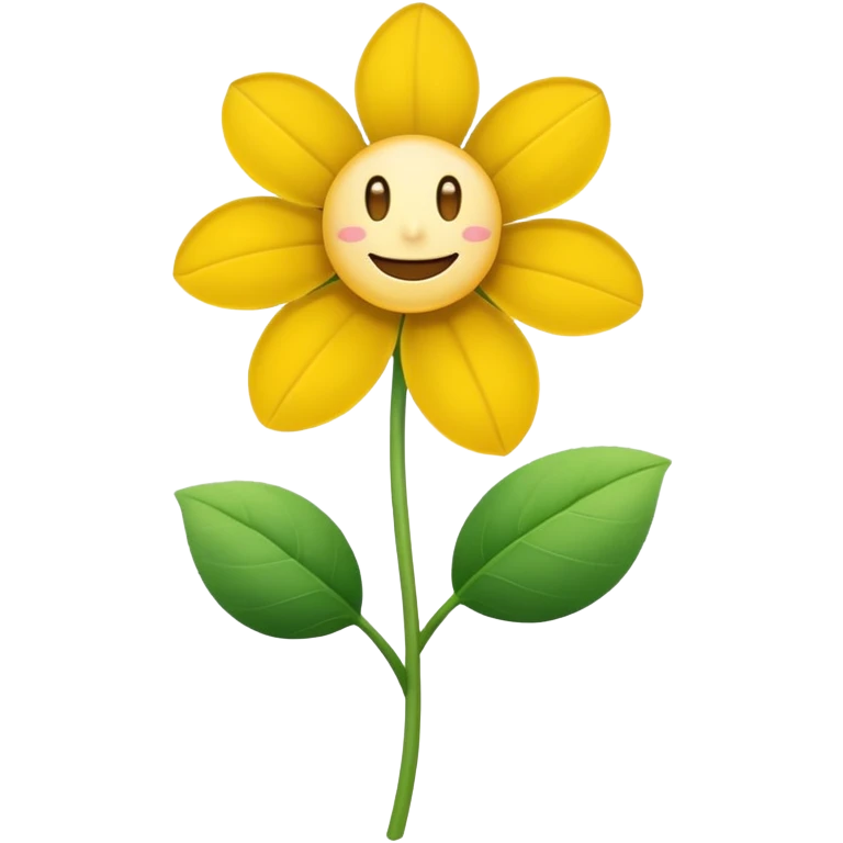 make flowey from undertale emoji
