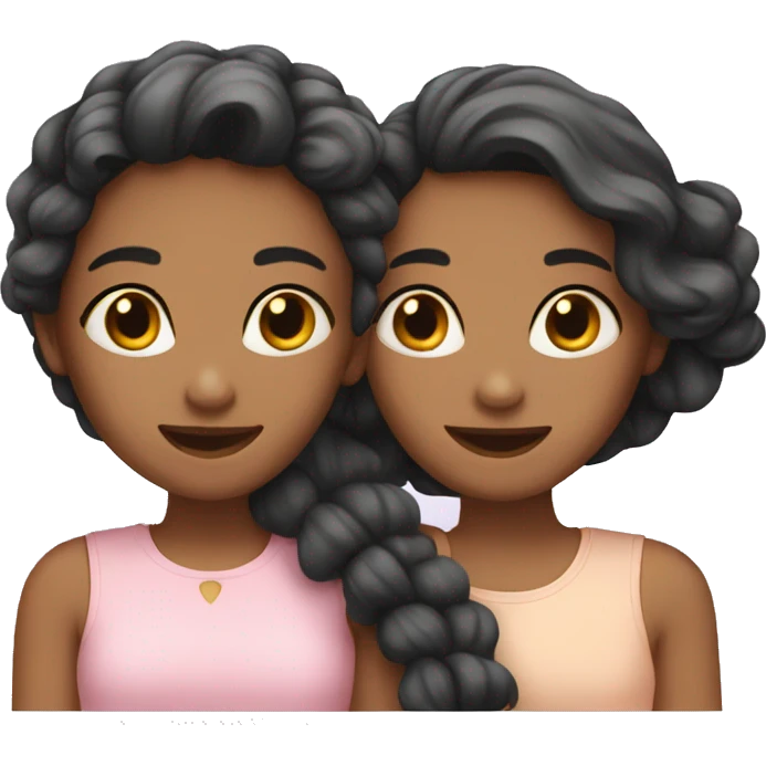 three girl best friends emoji